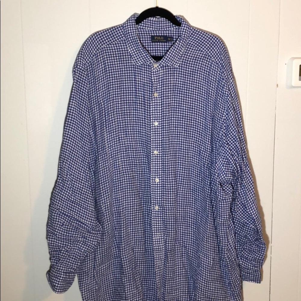 Ralph Lauren gingham linen shirt